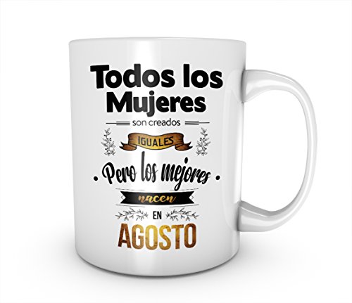 RiotBunny Todos Los Mujeres Son Creados Iguales Pero Los Mejores Nacen En Agosto Taza de cerámica Café Té Mug