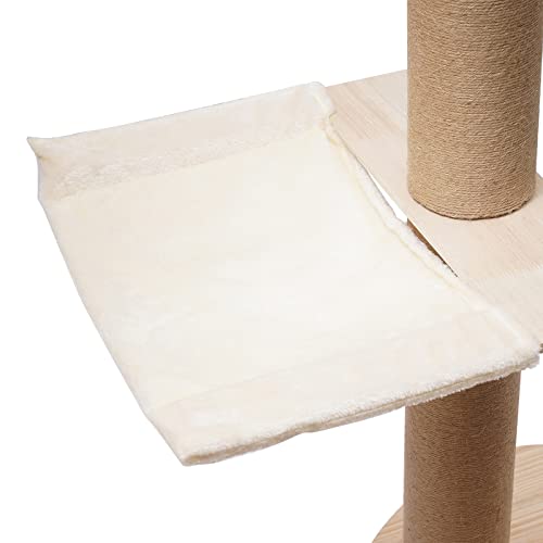Árbol para Gatos con Cuerda de Sisal Natural Ajustable miniatura 6