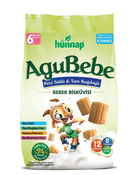 Keçi Sütlü Vitaminli Bebe Bisküvisi, 200 g