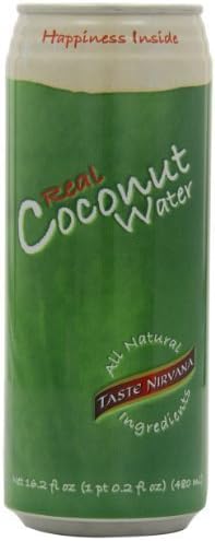 Taste Nirvana Real Coconut Water, 16.2-Ounce, Pack of 24 by Jungle Taste