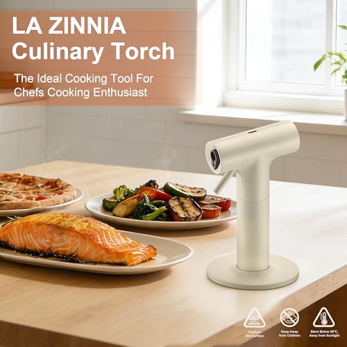 Soplete recargable con llama ajustable para cocina miniatura 2
