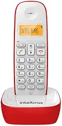 Telefone Sem Fio TS 7510 Vermelho Intelbras