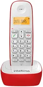 Telefone Sem Fio TS 7510 Vermelho Intelbras