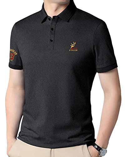 Image of Noble Monk Men's Cotton Blend Regular Fit Polo T-Shirt