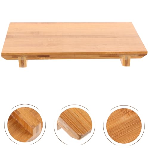 Plato grande para sushi estilo japonés carbonizado miniatura 3