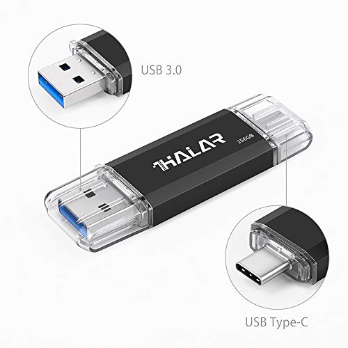 THKAILAR Dual Flash Drive（USB A-3.0/USB C-3.1） USB Drive 3.0 OTG Type C High