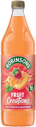 Robinsons Fruit Creations Real Fruit Squash, 1L, peach and raspberry