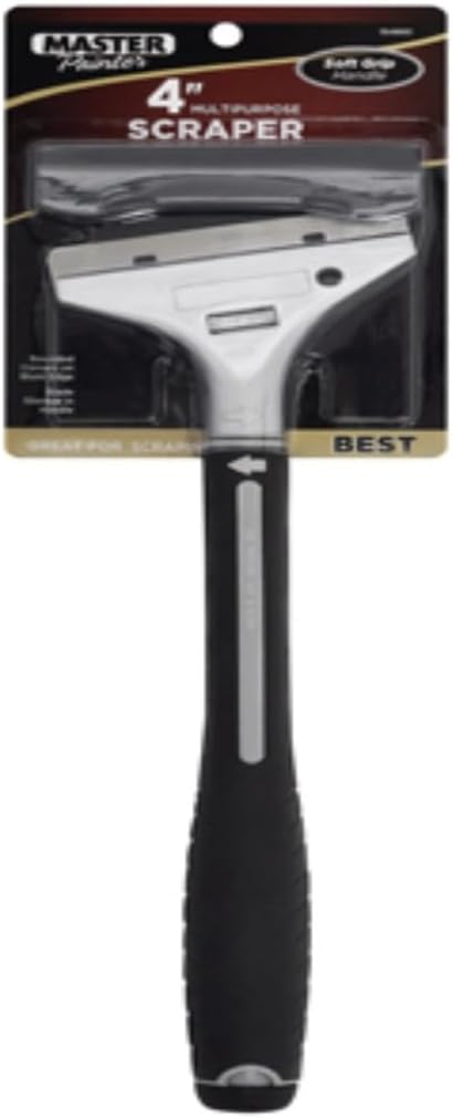 12" Inch Long Handle 4" Wide Blade Wall Stripper/Scraper - Pack of (2)
