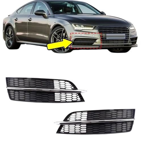 Grille antibrouillard A7 S7 version Sport rénovation pare-choc