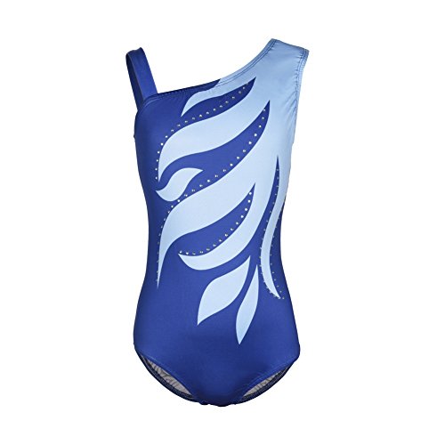 Moresave Filles Ballet Danse Justaucorps sans Manches Gymnastique Classe Costume Dancewear