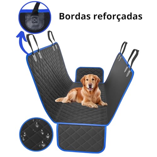 Capa Protetora Banco Traseiro Pet Impermeável Cão Gato