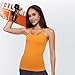 sphinx cat Yoga Racerback Tank Top for Women with Built in Bra,Women's Padded Sports Bra Fitness Workout Running Shirts Apricot 8