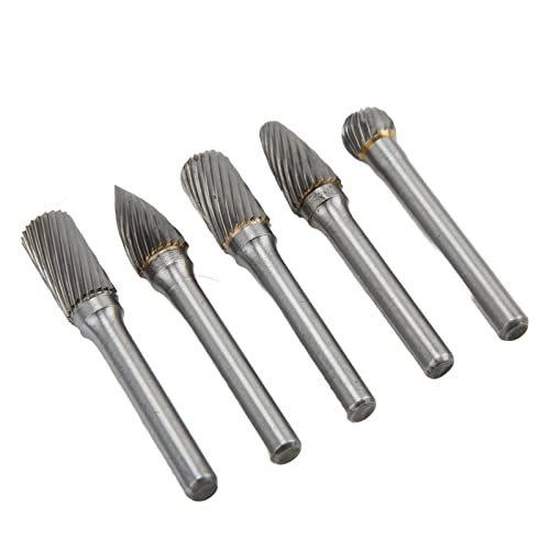 Juego de 5 Fresas de Carburo de Tungsteno para Metal y Madera miniatura 6