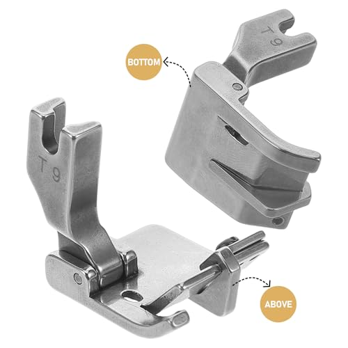 Prensatela ajustable para dobladillo con rodillo Hemoton miniatura 3