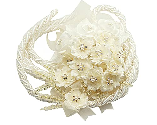 Corde lasso de mariage ivoire cordon lazuli traditionnel - 2