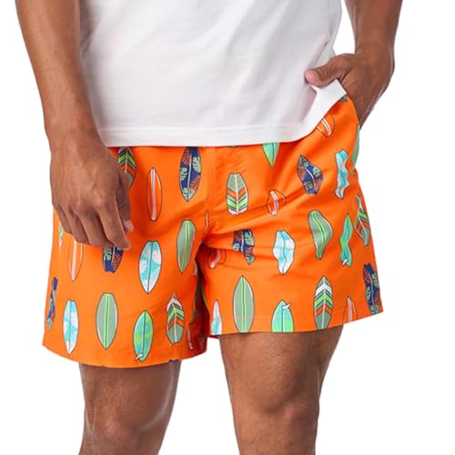 Image of Saint Eve Mens Swim Trunks 6 Inch Inseam Quick Dry Beach Shorts with Mesh Liner Dad and Me Matching