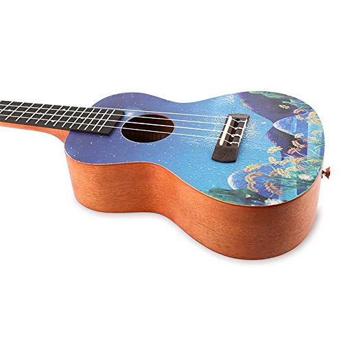 Ukulele Bois d’acajou Traditionnel 23 Pouces Ukulele Peinture colorée Uke Hawaii Enfants Petite Guitare avec Sac Gig for… - Les Beatles, Paul McCartney, John Lennon, RIngo Starr, George Harrison Ukulele Bois d'acajou Traditionnel 23 Pouces Ukulele Peinture colorée Uke Hawaii Enfants Petite Guitare avec Sac Gig for… – Image 8