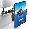 Lamicall Car Tablet Headrest Holder - Car Back Seat Headrest Tablet Mount Stand for Kids, Road Trip Essentials Accessories Gifts, for 2025 iPad Pro 11/13 Air Mini, iPhone, Galaxy Tab, 4.7-13 Devices