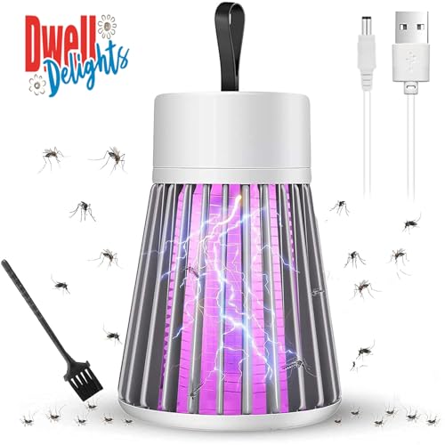 Image of Dwell Delight Mosquito Killer Machine Mosquito Killer USB Powered Bug Zapper Mosquito Lamp for Home Electric LED Lamp Mosquito Killer Indoor /Outdoor Mosquito Trap Machine