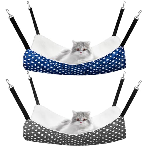 Lit suspendu pour chat double face respirant Jetec avec crochets métalliques robustes - 2