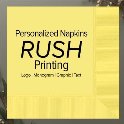 Custom Logo Napkins (100, Green)