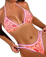 Hot Pink Halter Bikini