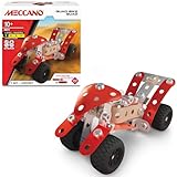 BANDAI – Meccano Quad Bike – Konstruktionsset – 85 Teile, echte Werkzeuge, Anleitung – Quad-Fahrzeug zum Zusammenbauen – Anfängerlevel – Spielzeug ab 10 Jahren – APM11114