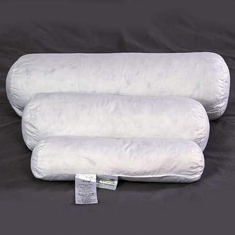 Adam Home Duck Feather Bolster Pillow Cover