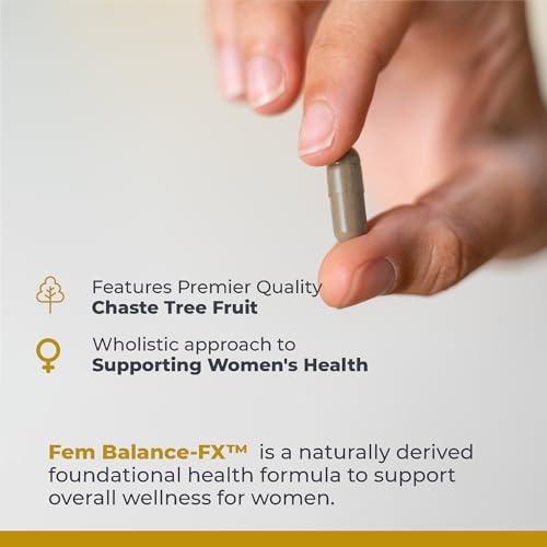 Premier Research Labs Fem Balance FX- Chasteberry Supplement for Women Hormone Balance Support, Chaste Tree Supplement w/Organic Chasteberry Extract, Natural Support for Women- 60 Vegetarian Capsules - Image 5