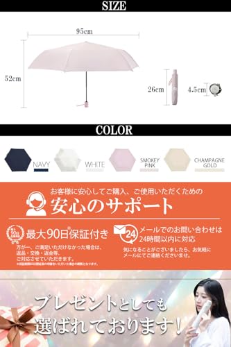 comfox 日傘 【広げてBIG約1 mx 軽量 160-210gx畳むと4.5cm】日本のちょうどいい追及 uvカット 100 完全遮光 遮熱 折畳み 軽量 晴雨兼用 折りたたみ日傘 レディース メンズ 【晴れの国 岡山メーカー 企画】 の商品画像 7