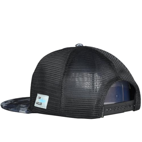 Image of EDTREK Outdoorsman Pro Trucker Breathable Mesh Performance Cap - Flat Brim Snapback Hat