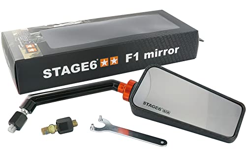 Specchio Stage6 F1, Destra, M8, Carbon (Matt)