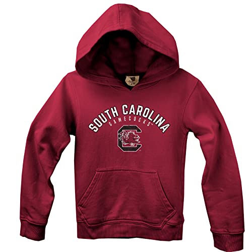 Wes and Willy NCAA Kids Fleece Hoodie South Carolina Gamecocks 6 Deep Maroon