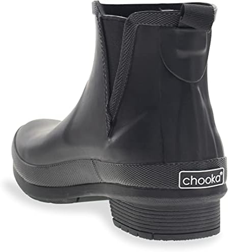 Chooka Womens Classic Chelsea Bootie Rain, Black, 11 US | Image 1