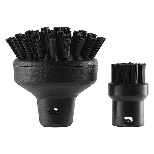 Kqcibz for SC1 SC2 SC3 SC4 Large Round Brush Cleaning Brush for Steam Cleaner Attachment Adapter Home Cleaning Brush