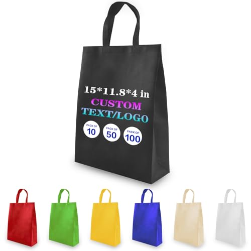 Waboopuv Custom Tote Bags Black