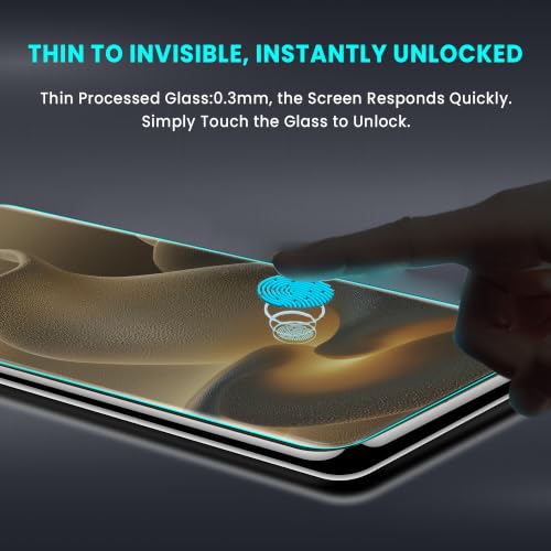 Image of FIRST MART Matte UV Tempered Glass for Motorola Signature, 2 Pack | Anti-Glare Curved Screen Protector, 9H Scratch Resistant, Fingerprint Compatible, Case-Friendly