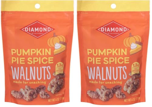 Image of Diamond of California Pumpkin Pie Snack Walnuts, 4 oz, 2 Pack