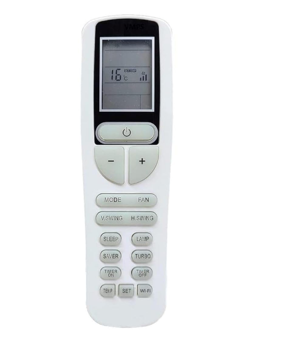 Air Conditioner Remote Compatible for Voltas Smart Split Ac Remote with WiFi Function 133B. White-image-14