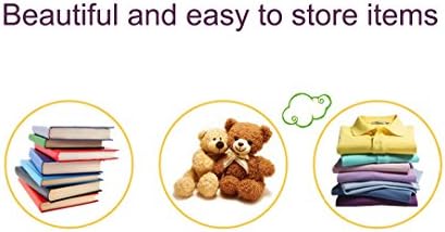 Foldable Animal Canvas Storage Toy Box/Bin/Cube/Chest/Basket/Organizer for Kids, 13 inch (Dinosaur)