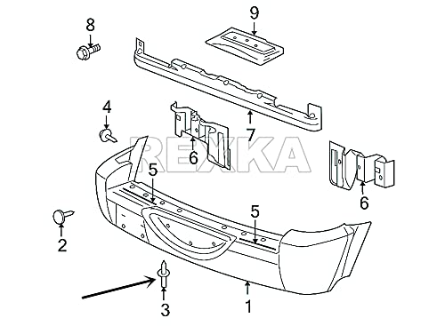 Rexka 50Pcs Fender Flare Bumper Door Trim Plastic Rivet Retainer 1/4 Hole Compatible With Chrysler 6506007Aa 07-20 Jeep Wrangler, Wrangler Unlimited Jk & 02-12 Liberty Kj Gm 10184895 Ford N803862-S #TOP4
