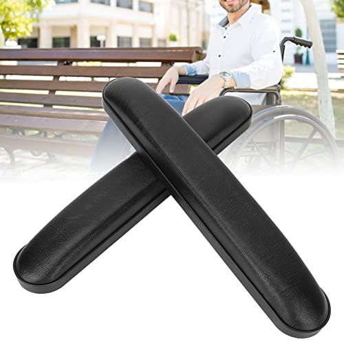 Chair Armrest Pads, Wheelchair Padded Ergonomic Chair Arm Pads Arm Rest Waterproof Pu Transport Seat Cushions Chair Support Cushion Cover Accessories For Office Chair Wheelchair #TOP21