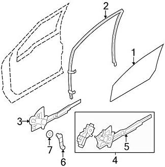 Ford Genuine CC3Z-2521597-B Door Glass Run