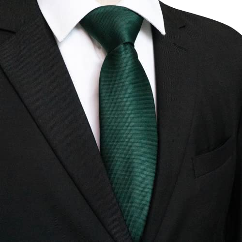 Image of JEMYGINS Solid Color Tie Mens Necktie for Business and Wedding