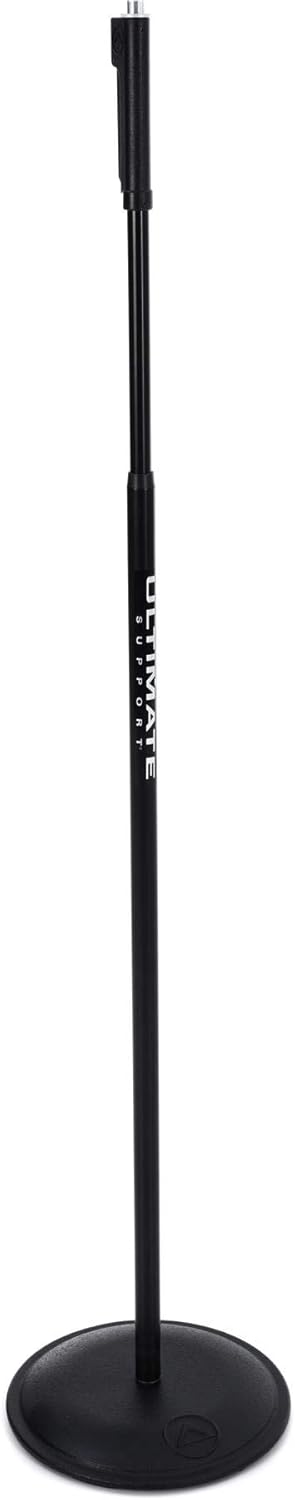 Ultimate Support LIVE-MC-70B Live Retro Series Mic Stand w/One-Handed Height Adjustment & Round Weighted Base