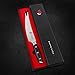 TUO Carving Knives & Forks - Barbecue knives 8'' - Meat Cutting Fork-Shaped Tip Utility bbq Knives - German X50CrMoV15 Steel Knife - Full Tang Pakkawood Handle with Gift Box - BLACK HAWK Series