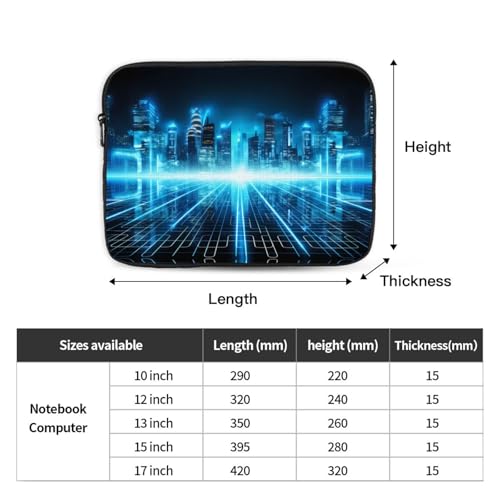 Fortress Of Light Laptop Sleeve Case 15 Inch Suitable For Notebook Computer Tablet Traveling Carrying Simple Case4
