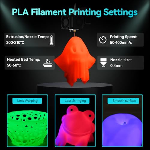 Image of SUNLU Glow in Dark PLA Bundle, Neatly Wound Luminous PLA 3D Printer Filament 1.75mm, Dimensional Accuracy + /- 0.02mm, 250g Spool 8 Packs. (Black White with 6 Spools of Glowing Blue /Green /Red /Yellow)
