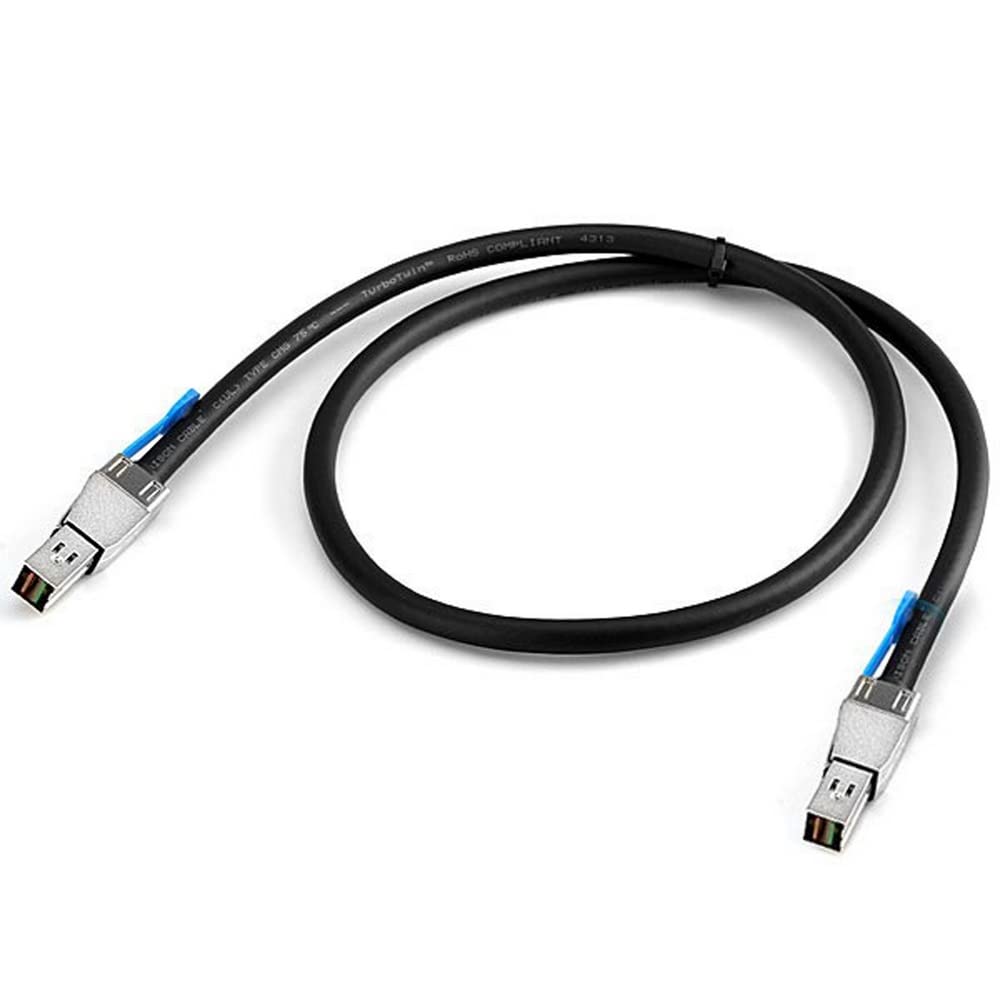 CY Câble externe Mini SAS HD SFF-8644 vers Mini SAS haute densité HD SFF-8644 pour serveur de données Raid 50 cm 12 Gbit/s