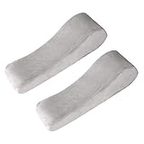 Almofadas de de braço de cadeira de escritório espuma de memória travesseiro de cotovelo -tampas de braço de cadeira universal para, Cinza
